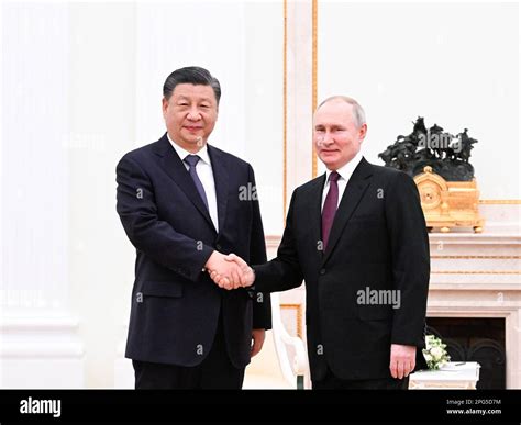 Moscow, Russia. 20th Mar, 2023. Chinese President Xi Jinping meets with ...