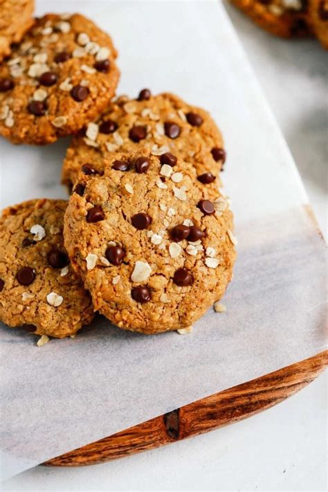 Healthy Peanut Butter Oatmeal Cookies - Gluten-free, Soft and Chewy!!