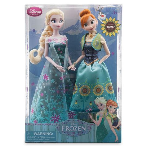 Frozen Fever Anna and Elsa Dolls Summer Solstice Gift Set 12 ...