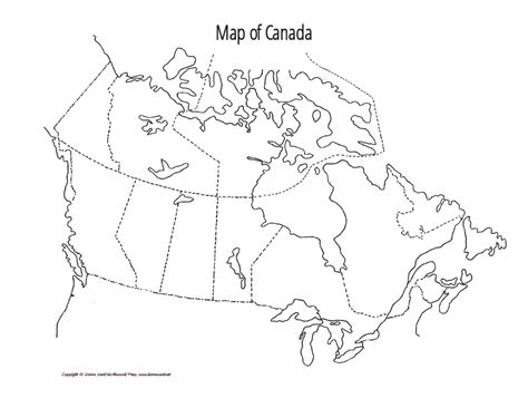 Printable Political Maps of Canada - Northwood Press