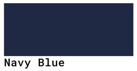 Navy Blue Color Codes - The Hex, RGB and CMYK Values That You Need