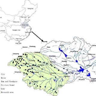 Location of Huai River Basin in China | Download Scientific Diagram