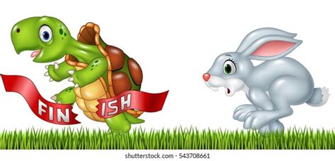 Coloring Pages Turtle And Rabbit