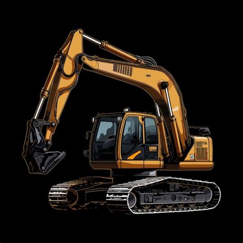 Premium Vector | Excavator silhouette vector