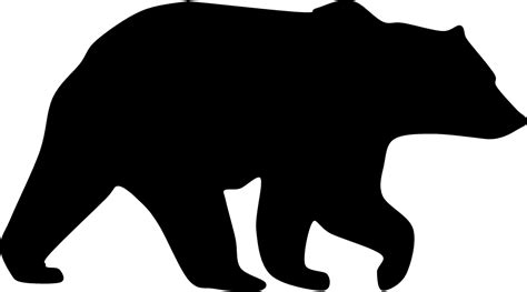 American black bear Grizzly bear Silhouette Clip art - beer logo design ...