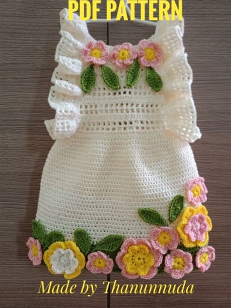 Crochet Baby Dress Pattern ,summer Dress Pattern , Summer Dress Pattern ...