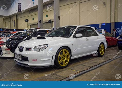 White Subaru Impreza WRX STI Hawkeye in the Elite Showcase Editorial ...