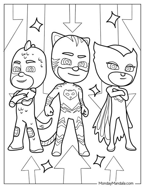 20 PJ Masks Coloring Pages (Free PDF Printables)