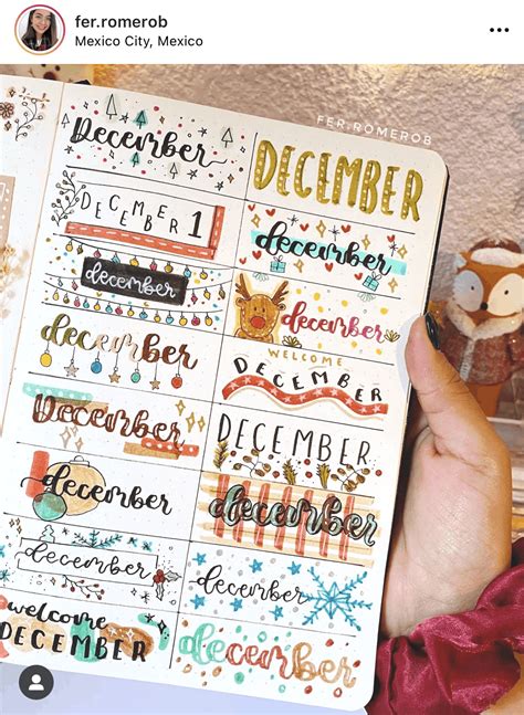 Bullet Journal Headers, Bullet Journal Mood Tracker Ideas, Bullet ...