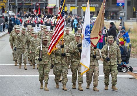 Honoring the brave: Hundreds celebrate 100th annual Veterans Day parade ...