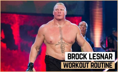 Brock Lesnar's Workout Routine & Diet (Updated 2020) | Jacked Gorilla