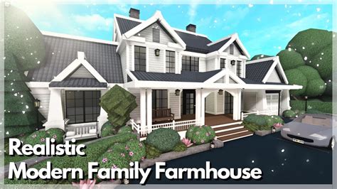 Bloxburg Modern Family Farmhouse Mansion - Image to u