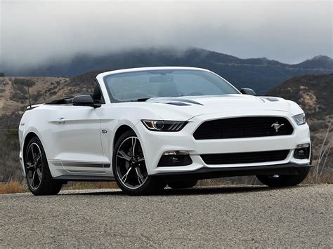 White Mustang Convertible