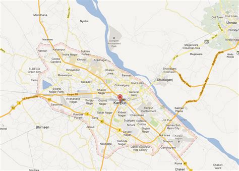 Kanpur Map