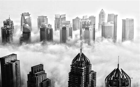 Black And White City Wallpaper - Life Styles