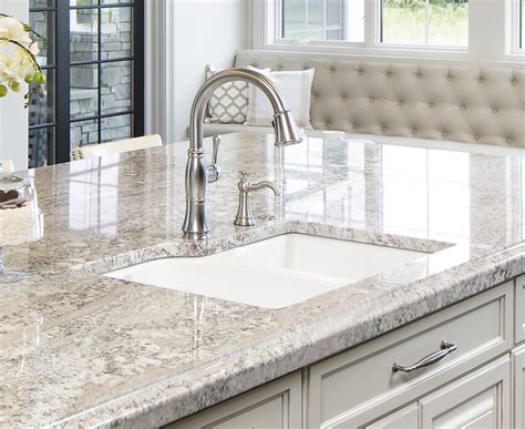 Kitchen sink in granite countertop - C&D Granite