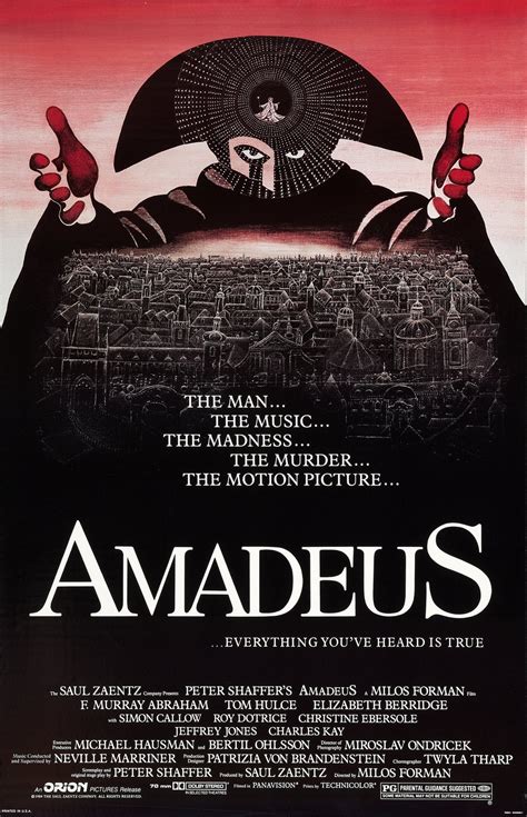 Amadeus (#1 of 5): Extra Large Movie Poster Image - IMP Awards