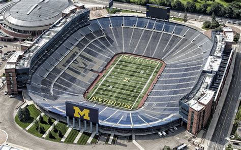 Download wallpapers Michigan Stadium, American Stadium, Ann Arbor, MI ...