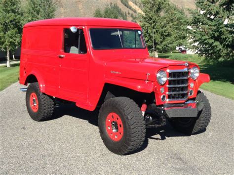 1959 Willys Jeep Panel wagon - True 4X4 - 350 V8 - Custom interior