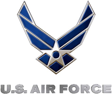 File:United States Air Force logo, blue and silver.jpg - Wikimedia Commons