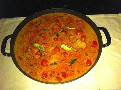 Suma's Recipes: Seer fish curry with cherry tomatoes and coconu milk...