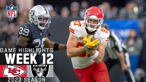 Raiders vs Chiefs Week 12 | 2023 Season Highlights - RaidersOne