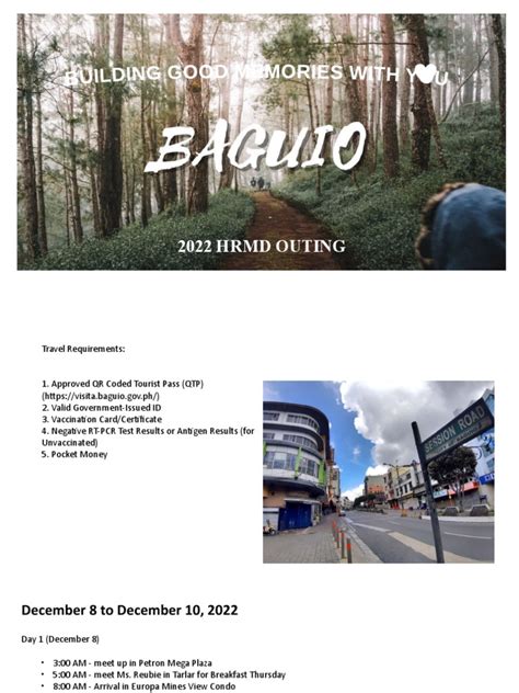 Baguio City | PDF | Meal