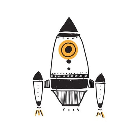 Spaceship doodle style - Download Free Vectors, Clipart Graphics ...