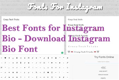 Best Fonts for Instagram Bio - Download Instagram Bio Font