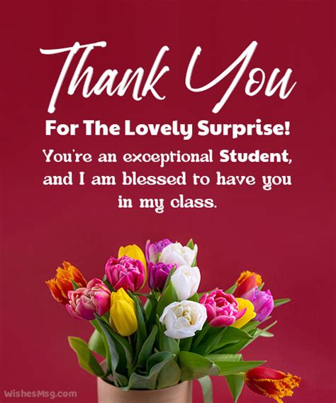 80+ Thank You Messages For Students From Teacher - WishesMsg