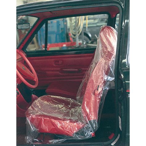 Plastic Car Seat Covers .8 mil - 250 Roll | Auto Shop Supplies