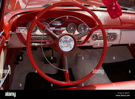 Interior of a 1958 Ford Edsel Stock Photo - Alamy