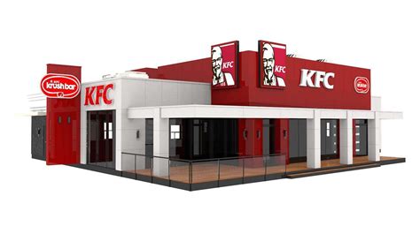 KFC Drive Thru 3D Render | RenderHub Gallery