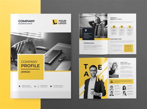 Company Profile Editable Template