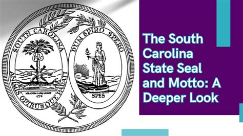 The Meaning Behind the South Carolina State Seal and Motto | S.H. June