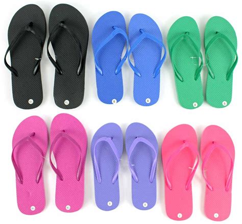 96 Units of Women's Flip Flops - Solid Colors - Women's Flip Flops - at ...