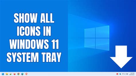 How to show all icons in the system tray on Windows 11