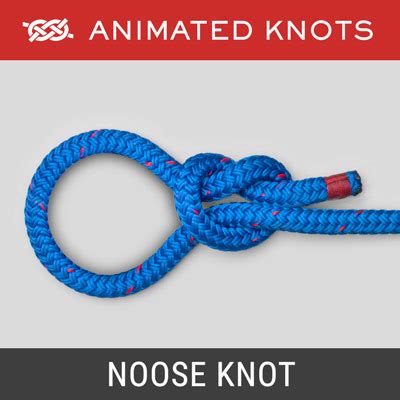 Noose Knot | How to tie a Noose Knot using Step-by-Step Animations ...