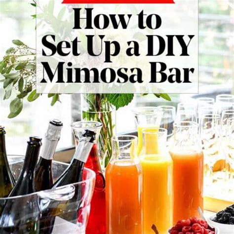 How to Set Up a DIY Mimosa Bar | foodiecrush.com | Below Zero