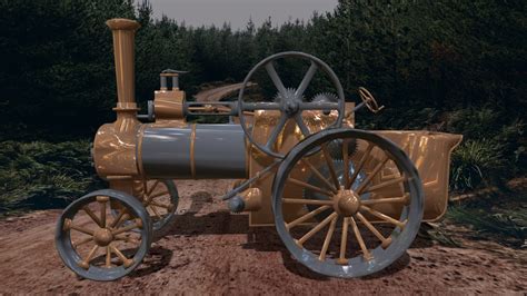 Steam Engine Animated (v1.2) FREE Low Poly - Download Free 3D model by ...