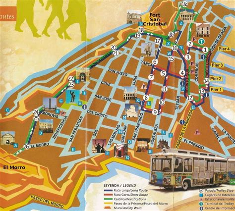 map of old san juan puerto rico | Click the map above for a larger map ...