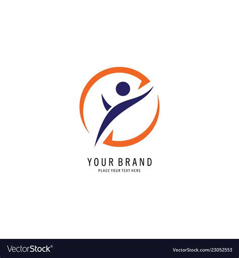 People active logo Royalty Free Vector Image - VectorStock