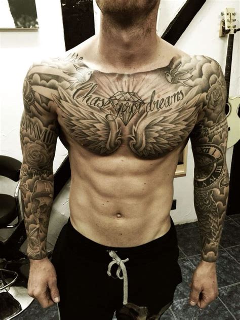 The 100 Best Chest Tattoos for Men | Improb | Cool chest tattoos, Chest ...