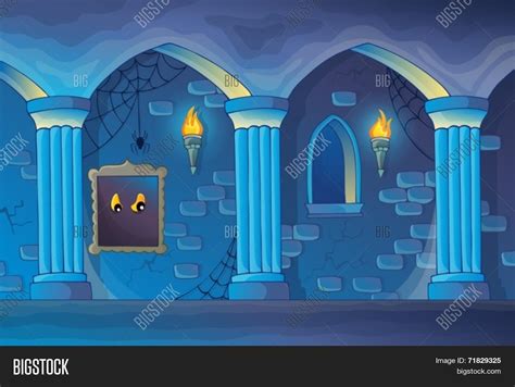 Haunted Castle Vector & Photo (Free Trial) | Bigstock