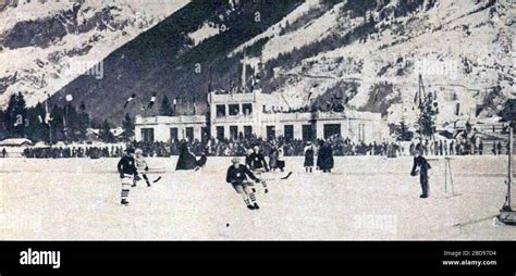 Chamonix winter olympics 1924 hi-res stock photography and images - Alamy