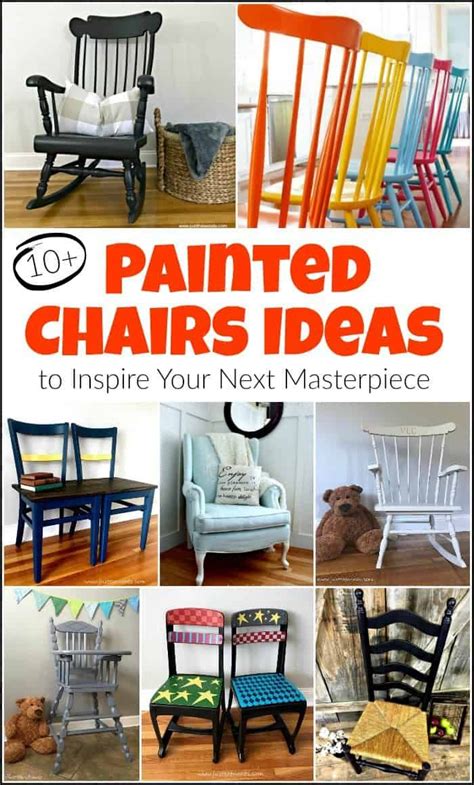 10+ Painted Chairs Ideas to Inspire Your Next Masterpiece | Painted ...