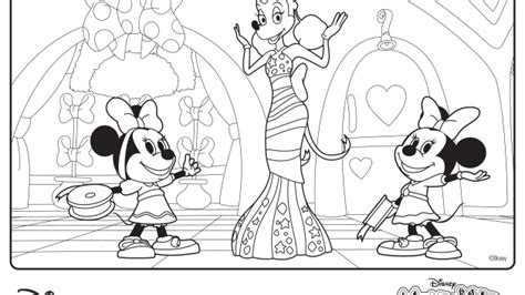 Minnie Mouse Bow Coloring Page