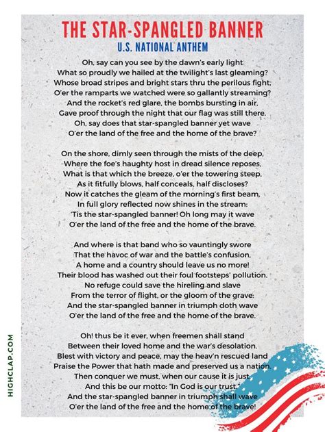 The Star-Spangled Banner | U.S. National Anthem Lyrics And History