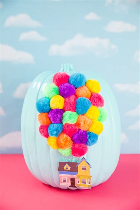 DIY Disney UP Pumpkin - A Pumpkin And A Princess