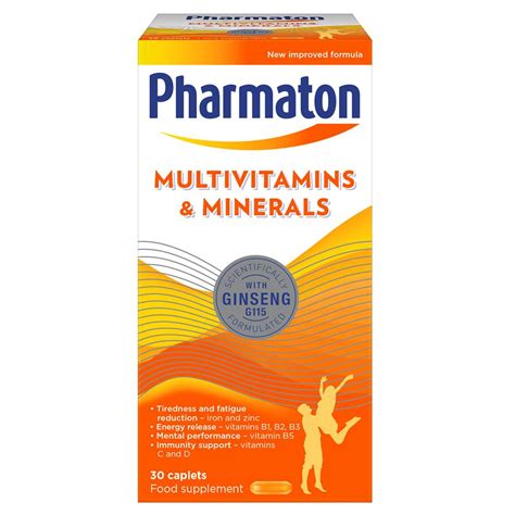 Pharmaton Multivitamins & Minerals 30 Capsules | Bluebell Pharmacy ...